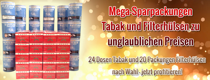 Filterhülsen in der Mega Sparpackung günstig online kaufen / bestellen im Online Tabak Shop von Tabac-Trends.ch